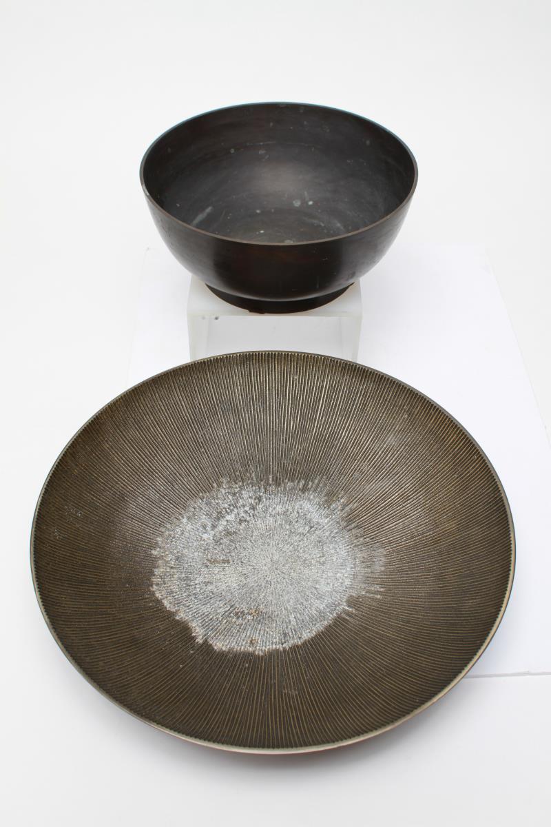 THAI BRONZE SINGING BOWL & ONE