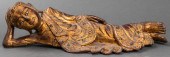 THAI CARVED GILTWOOD RECLINING