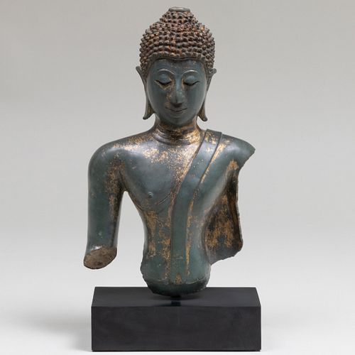 THAI CAST BRONZE FIGURE OF A
