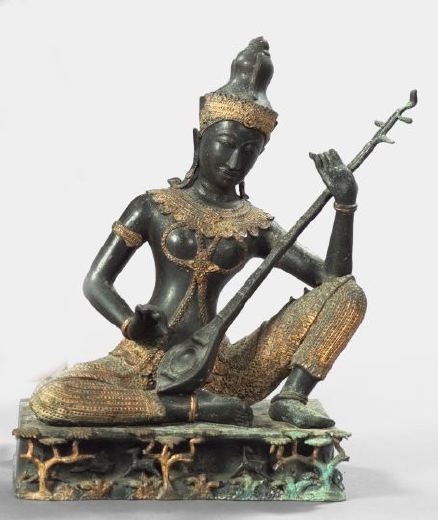 Thai Cast-Bronze Figure of a