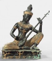 Thai Cast-Bronze Figure of a C