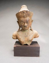THAI CAST METAL FIGURE OF A DE