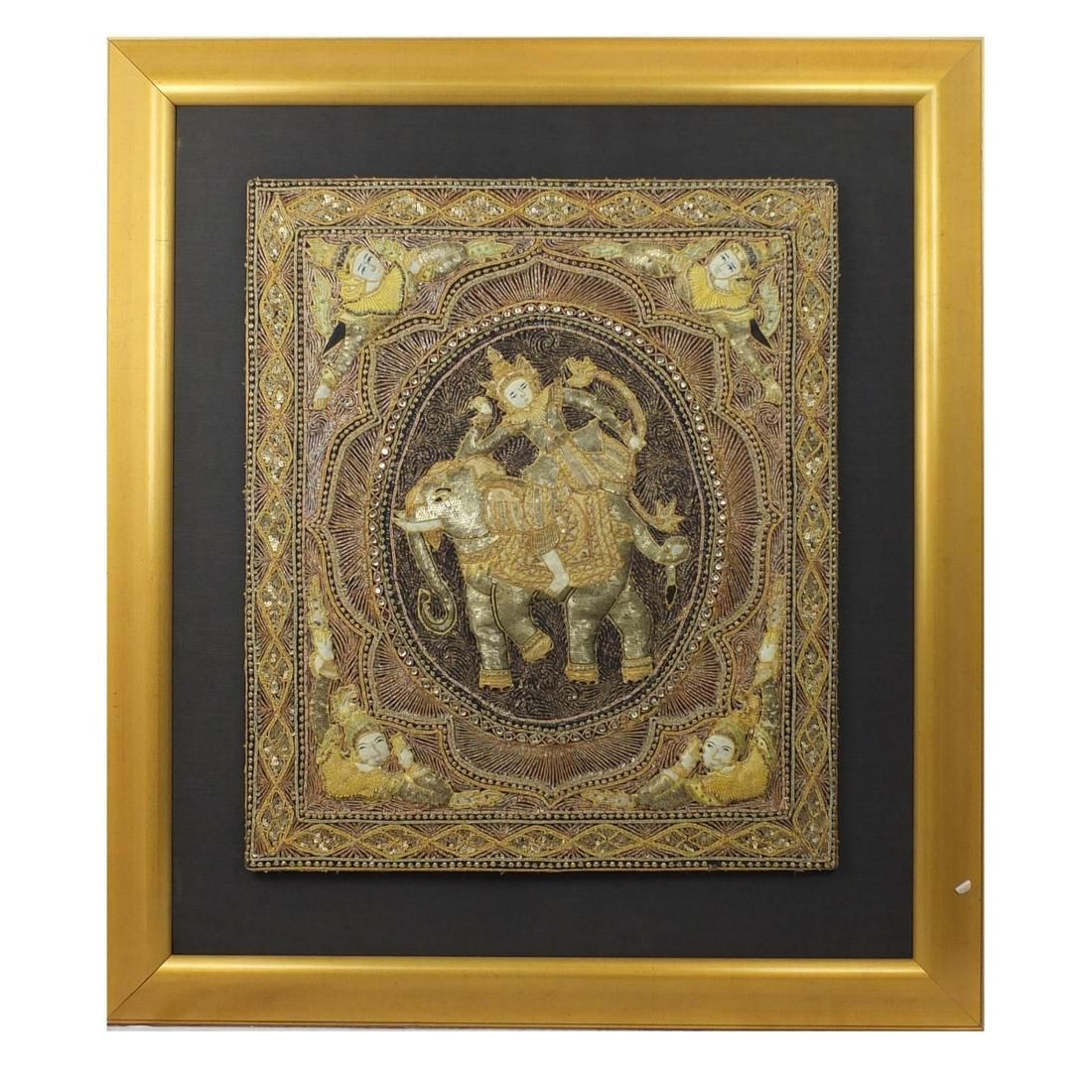 THAI EMBROIDERED TAPESTRYLarge