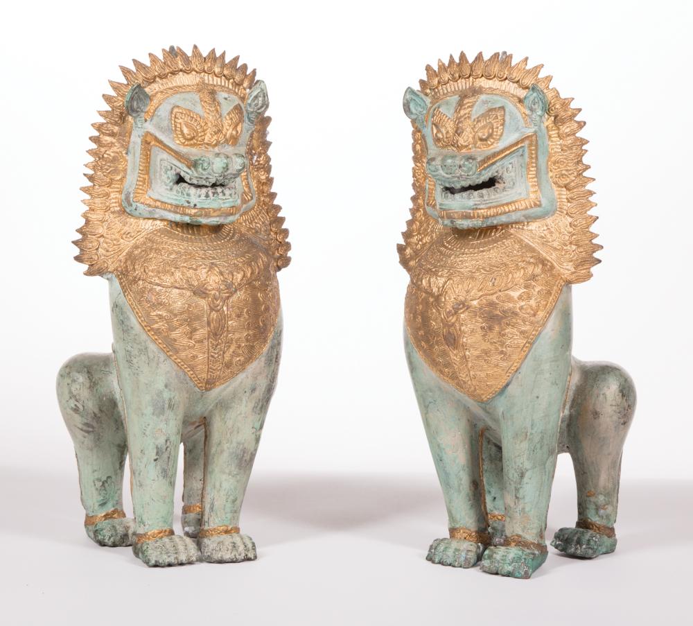 THAI GILT AND PATINATED METAL