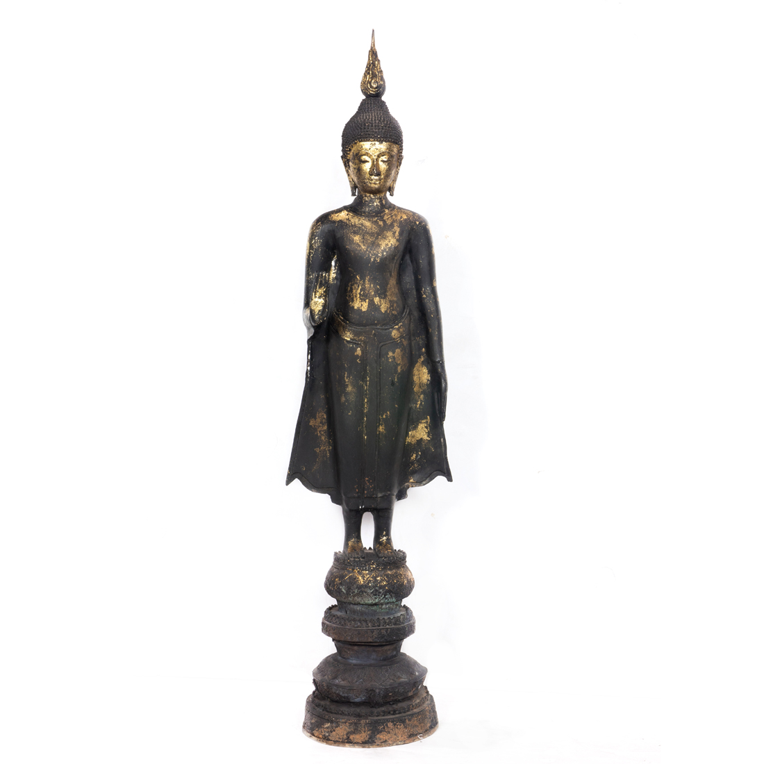 THAI GILT BRONZE FIGURE OF BUDDHA