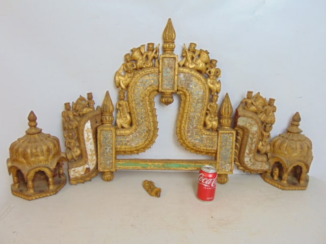 THAI GILT & CARVED WOOD TEMPLE
