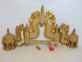 THAI GILT & CARVED WOOD TEMPLE