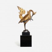 THAI GILT METAL PHOENIX TEMPLE
