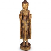 THAI GILT WOOD DECORATIVE BUDD
