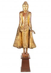 THAI GILTWOOD BUDDHA FIGURETha