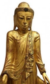 THAI GILTWOOD & LACQUER STANDI