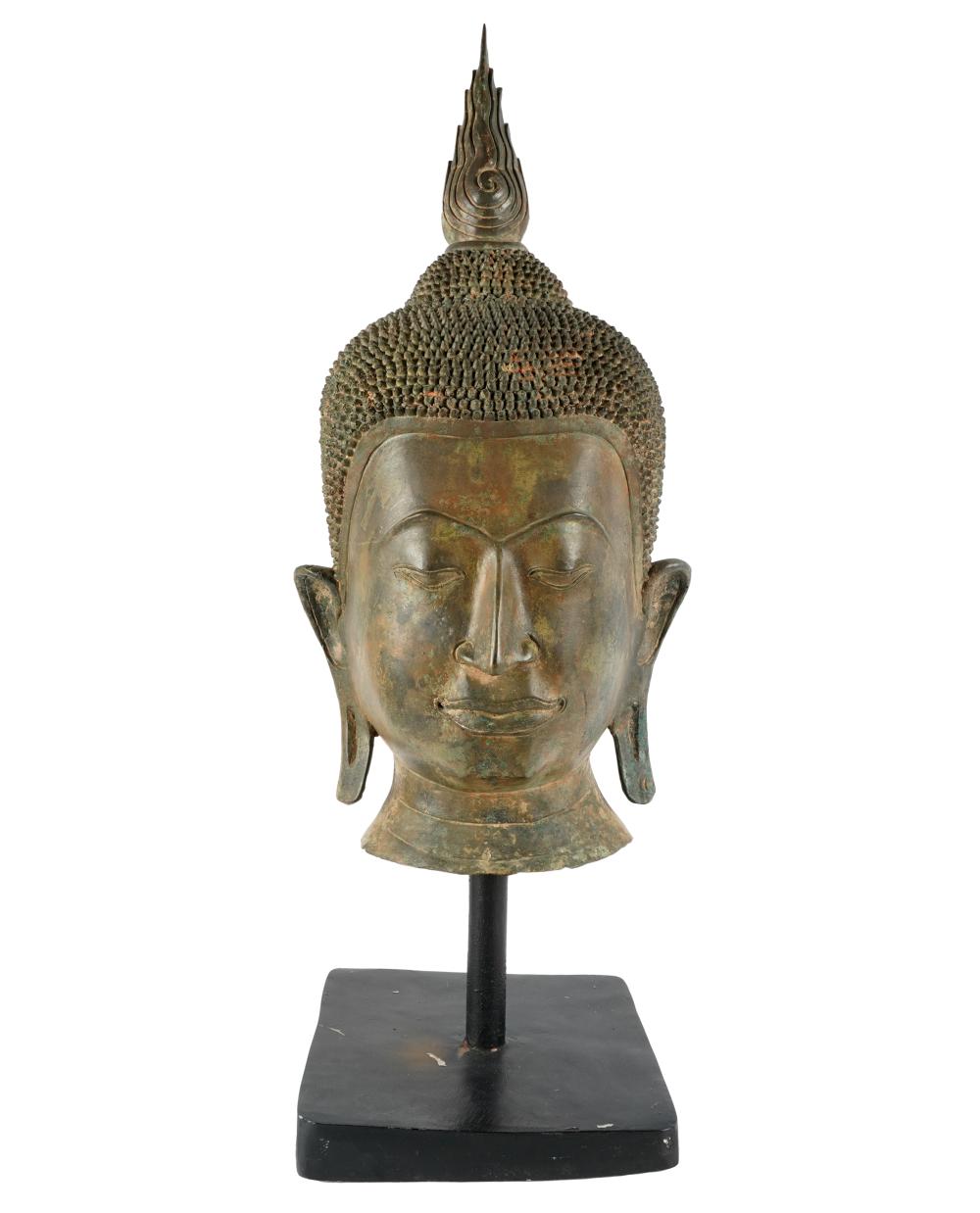 THAI HEAD OF BUDDHAbronze,