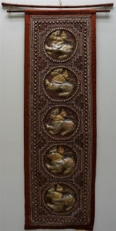 THAI JEWELED AND BEADED HANGIN