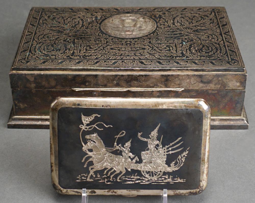 THAI NIELLO AND STERLING SILVER