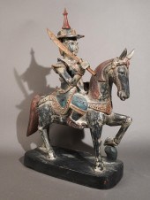 THAI OR BURMESE CARVED AND PAI