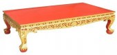 THAI PARCEL GILT & RED LACQUER