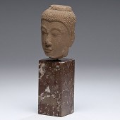 Thai Sandstone Buddha Head Tha