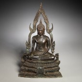 THAI SEATED BRONZE PHRA PHUTTH