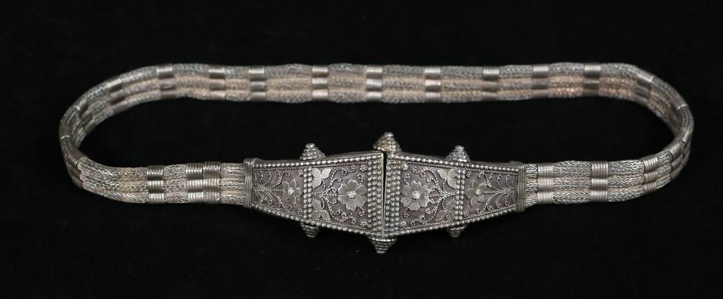 THAI SILVER BELTSilver belt, floral