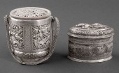 THAI SILVERED COPPER CONTAINER