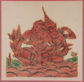 THAI TEMPLE RUBBING, DEITIES O