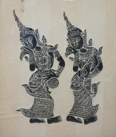 THAI TEMPLE RUBBING, FRAME: 23