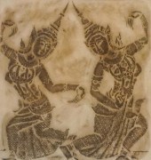 THAI TEMPLE RUBBING, FRAME: 24