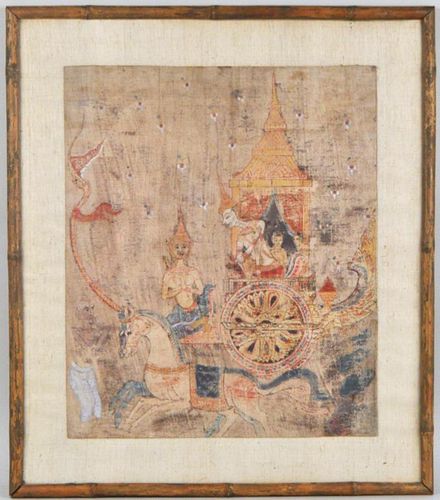 THAI VESSANTARA JATAKA SCENE,