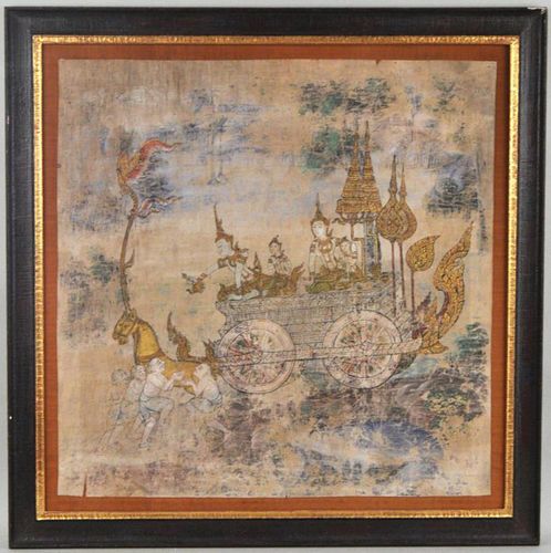 THAI VESSANTARA JATAKA SCENE,