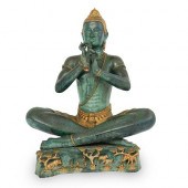THAILAND GILT BRONZE BUDDHA ST