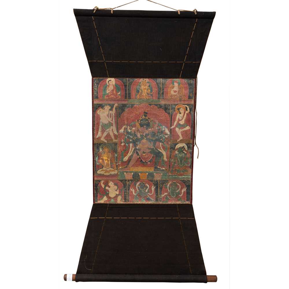 THANGKA DEPICTING CHAKRASAMVARA