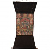 THANGKA DEPICTING CHAKRASAMVAR