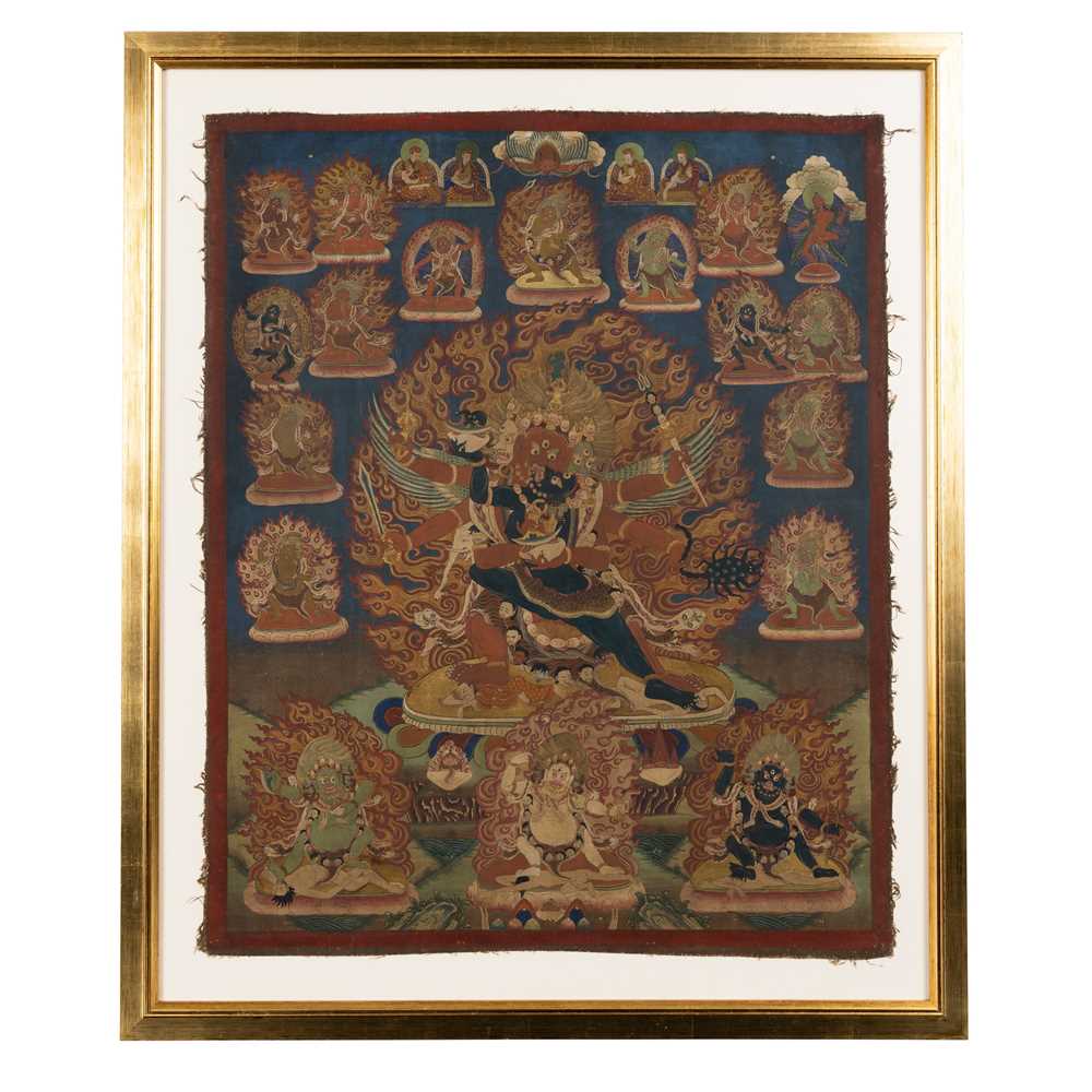 THANGKA DEPICTING GURU DRAGPO