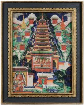 Thangka, Three Buddhas Tibetan