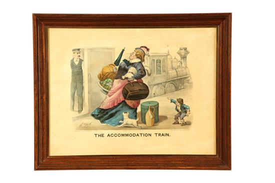 THE ACCOMODATION TRAIN BY CURRIER &