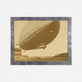 . The Airship Akron Zeppelin f