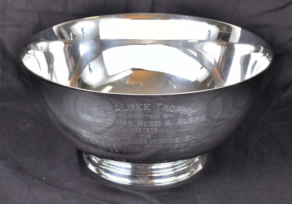 THE ALBEE TROPHY STERLING HORSE