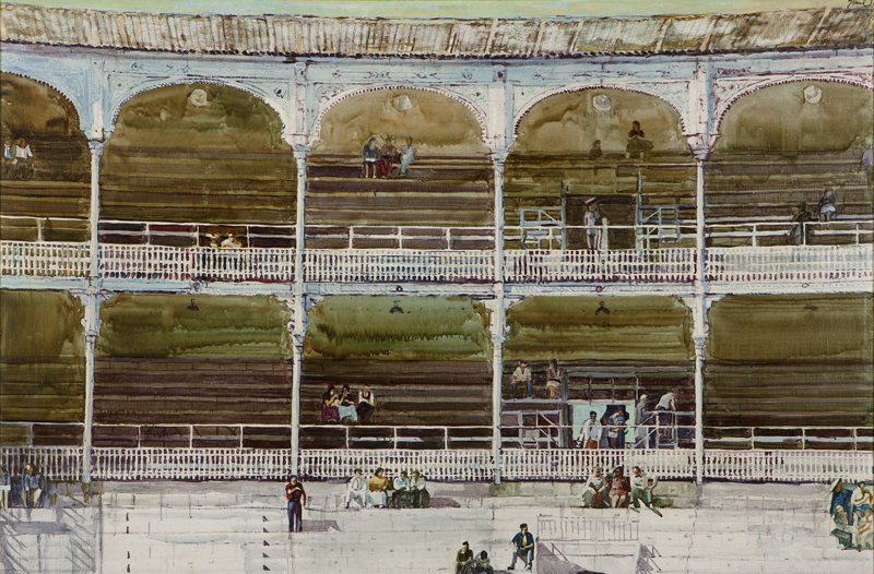 ''The Arena Madrid'' oil and