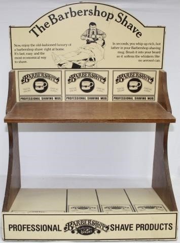 THE BARBERSHOP SHAVE ADVERTISING