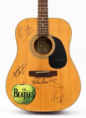 THE BEATLES AUTOGRAPHED GUITAR
