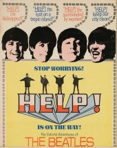 THE BEATLES HELP! MOVIE POSTER