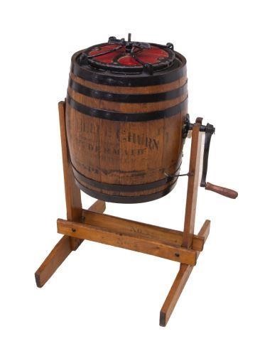THE BELLE CHURN OAK BARREL BUTTER