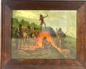 THE BURNING ARROW<br>Chromolit