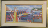 THE CARNIVAL ACRYLIC ON BOARD