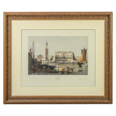 THE CITY OF VENICE ENGRAVING A