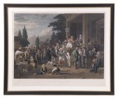 "THE COUNTY ELECTION" ENGRAVED