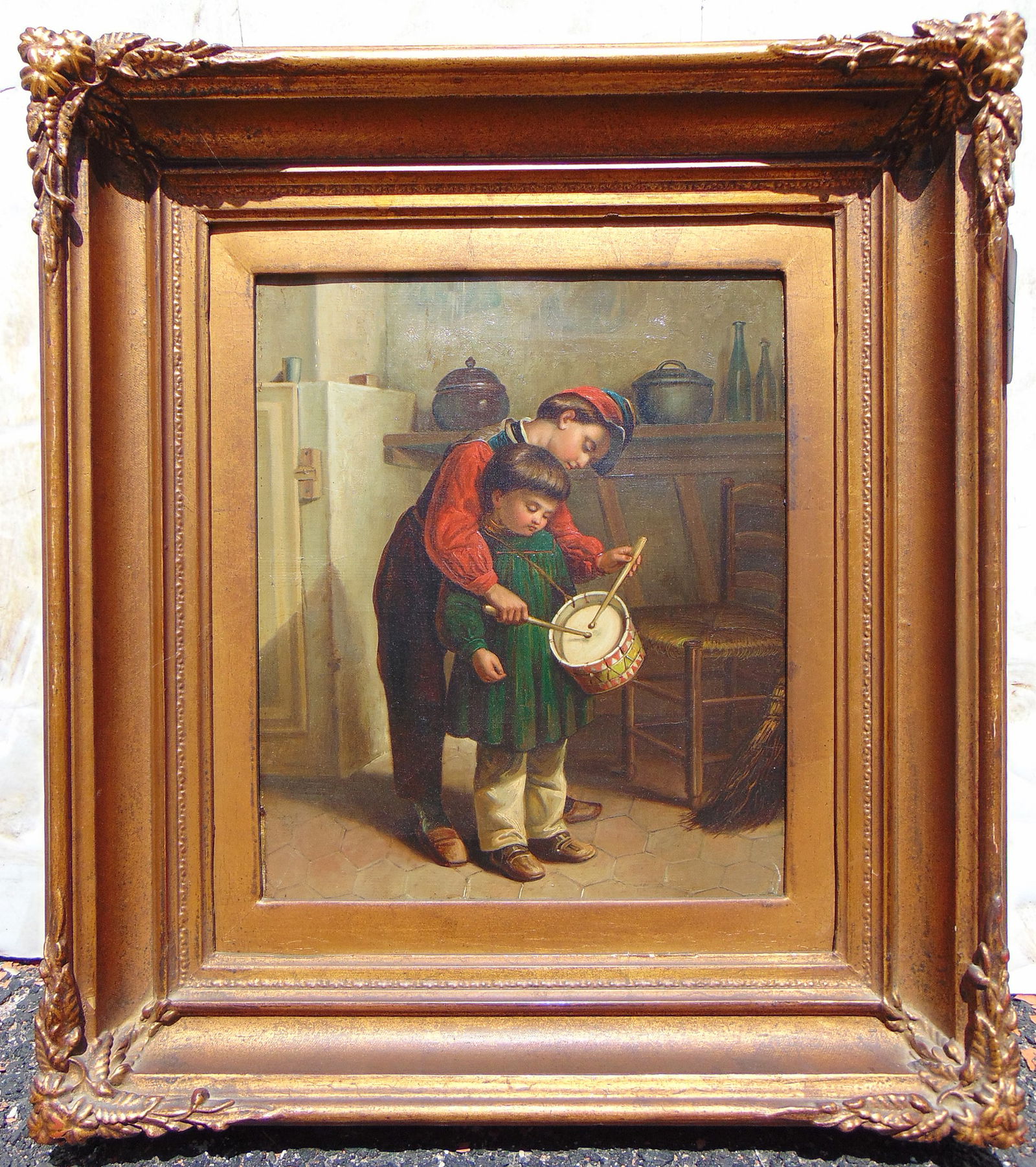 THE DRUM LESSON, INTERIOR SCENE