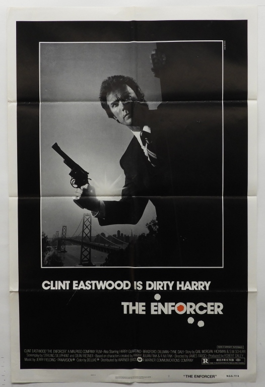 THE ENFORCER 1977 ONE SHEET MOVIE