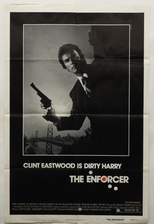 THE ENFORCER 1977 ONE SHEET MOVIE
