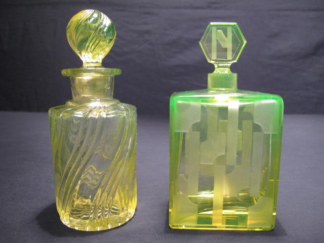 The first an Art Deco rectangular